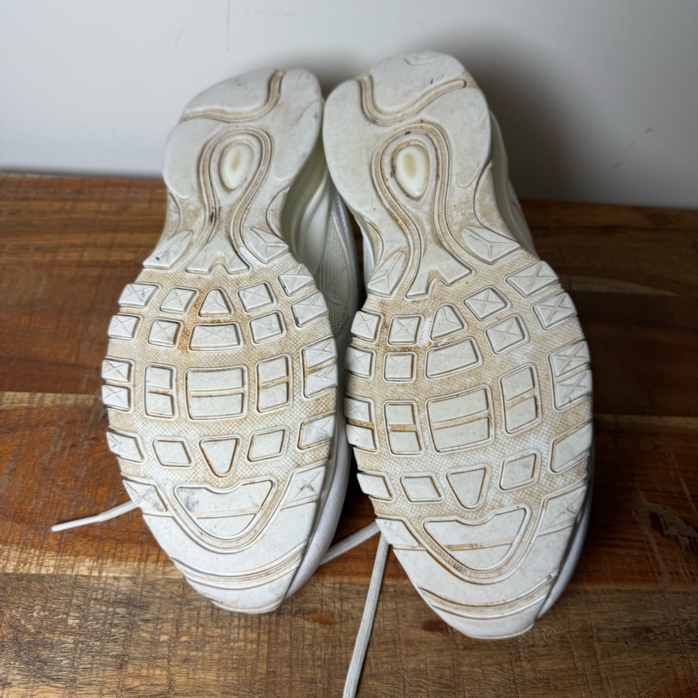 Nike Air Max 97 White Sneakers, Women’s 8.5 - Picture 7 of 10